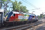 The 4609 in the Pride Colors Wrap on NJT Train # 6658